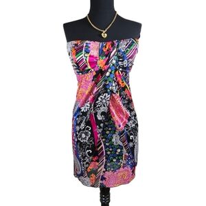 Venus Strapless Mini Dress, Size Medium